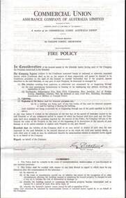 Document - MCCOLL, RANKIN AND STANISTREET  COLLECTION: DEBORAH EXT GM CO. FIRE POLICY, 1962