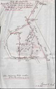 Plan - MCCOLL, RANKIN AND STANISTREET  COLLECTION: PLAN OF SURVEY OF DAM SITE, 1941
