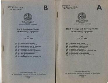 Document - MCCOLL, RANKIN AND STANISTREET COLLECTION: THE AUSTRALIASIAN INSTITUTE OF MINING ANDMETALLURGY MELB, 1957