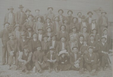 Photograph - SUFFOLK GENERAL MINING CO EMPLOYEE'S, c. 1890