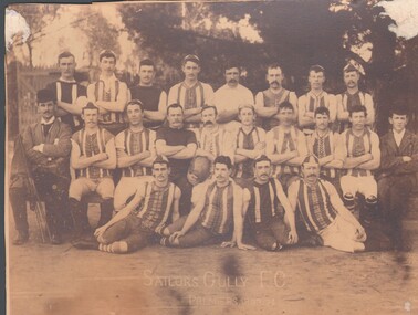 Photograph - SAILORS GULLY FOOTBALL CLUB, 1893-94