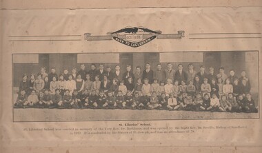 Photograph - ST LIBORIOUS SCHOOL PHOTOGRAPH, 1928