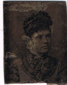 Photograph - TIN PHOTOGRAPH OF A WOMAN