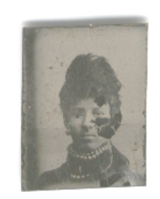 Photograph - TIN PHOTOGRAPH OF WOMAN