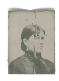 Photograph - TIN PHOTOGRAPH OF A WOMAN