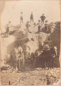 Photograph - WORKERS ON OLD TOM SANDHEAP