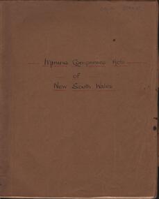 Document - MCCOLL, RANKIN AND STANISTREET  COLLECTION: MINING COMPANIES ACT OF NEW SOUTH WALES, 1899 - 1907