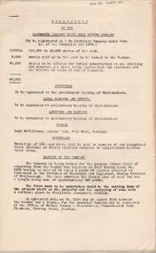 Document - MCCOLL, RANKIN AND STANISTREET  COLLECTION: DARTMOUTH ( JERSEY REEF ) GOLD MINING COMPANY, 1928