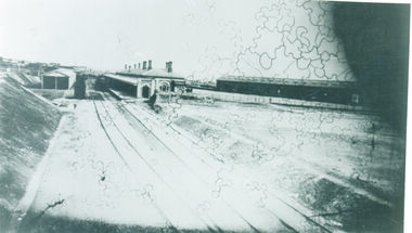 Photograph - SANDHURST RAILWAY STATION, 1876