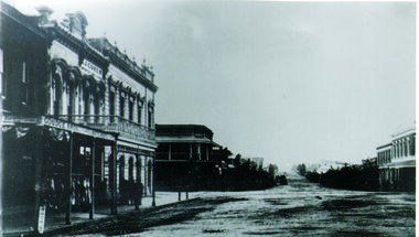 Photograph - PALL MALL INTERSECTION AND MUNDY STREETS, 1876