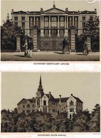Photograph - SANDHURST BENEVOLENT ASYLUM - SANDHURST STATE SCHOOL, 1888