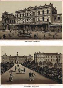 Photograph - THE MINING EXCHANGE - SANDHURST HOSPITAL, 1888