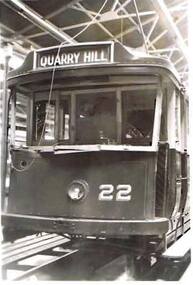 Photograph - NUMBER 22 TRAM-QUARRY HILL