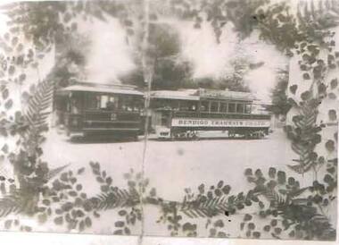 Photograph - PHOTO OF EARLY BENDIGO TRAM