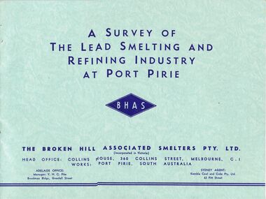 Document - MCCOLL, RANKIN AND STANISTREET COLLECTION: SMELTING, URANIUM, c1955