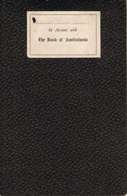 Document - MCCOLL, RANKIN AND STANISTREET COLLECTION: DEBORAH GOLD MINES NL, BANK OF AUSTRALASIA, ACCOUNTS, Oct 1947 to Dec 1954