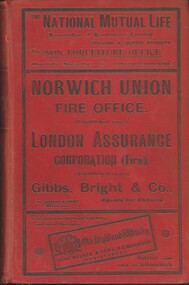 Book - SANDS & MCDOUGALL'S MELBOURNE  DIRECTORY 1898, 1898