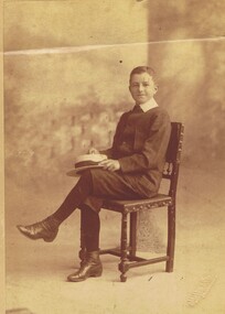 Photograph - BASIL WATSON COLLECTION: STUDIO PHOTGRAPH OF BASIL WATSON AS A YOUTH, c. 1906