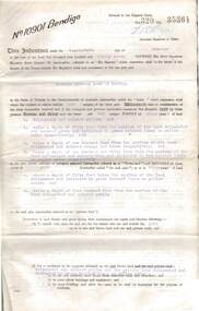 Document - MCCOLL, RANKIN AND STANISTREET COLLECTION: GOLD MINING LEASE, 1937