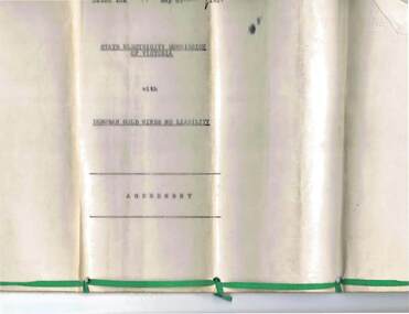 Document - MCCOLL, RANKIN AND STANISTREET COLLECTION: DEBORAH GOLD MINE NL  ELECTRICITY AGREEMENT, 1938, 1939