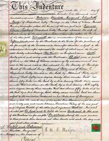 Document - MCCOLL, RANKIN AND STANISTREET COLLECTION: CONVEYANCE DOCUMENT, 1909