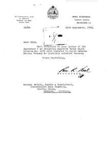Document - MCCOLL, RANKIN AND STANISTREET COLLECTION: DEBORAH MINES PAPERS