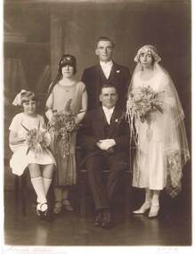 Photograph - CLOONAN FAMILY COLLECTION: WEDDING PHOTO, Circa 1920