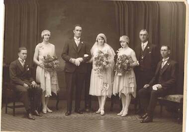 Photograph - CLOONAN FAMILY COLLECTION: WEDDING PHOTO, Circa 1920