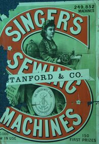 Sign - POSTER (SINGER SEWING MACHINES)