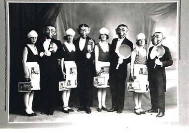 Photograph - MARY BOURKE (DIXON) COLLECTION: PHOTO DANCERS ADVERTISING MONKEY BRAND SOAP, 1920