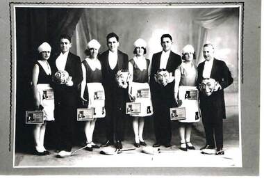 Photograph - MARY BOURKE (DIXON) COLLECTION: PHOTO OF DANCERS ADVERTISING MONKEY BRAND SOAP, 1920