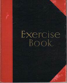 Document - EXERCISE  BOOK (BLANK), 1930s?
