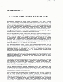 Document - LANSELL COLLECTION: EVENTFUL YEARS, THE 1870'S AT FORTUNA VILLA