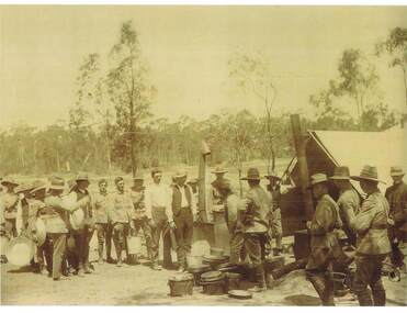 Photograph - CASLEY COLLECTION: GROUP OF MEN IN ARMY UNIFORM