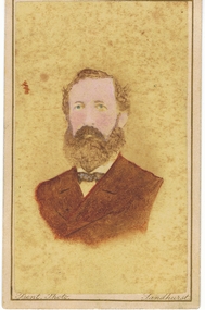 Photograph - PHOTO:  D. FIELD ( RELATIVE OF GEORGE LANSELL ), 1876