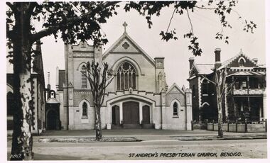 Photograph - BENDIGO - ST.ANDREWS PRESBYTERIAN CHURCH