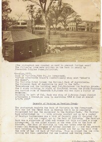 Photograph - M. ROSE COLLECTION: PALL MALL, BENDIGO, 1857