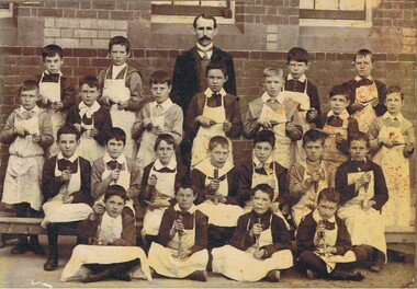 Photograph - M. ROSE COLLECTION: SLOYD GRADE 5 CLASS, VIOLET STREET