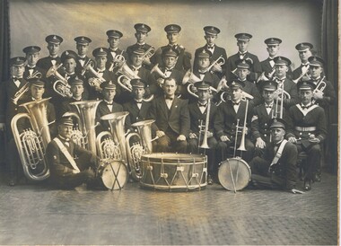 Photograph - M. ROSE COLLECTION: BENDIGO MUNICIPAL BAND, 1932