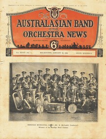 Magazine - M. ROSE COLLECTION: THE AUSTRALASIAN BAND AND ORCHESTRA NEWS, 1932, January 26th