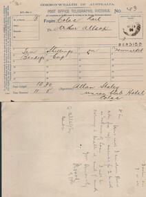 Document - KELLY AND ALLSOP COLLECTION: LETTERS AND NOTES ( A. ALLSOP), 1904