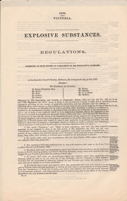 Document - EXPLOSIVE SUBSTANCES REGULATION 1882, 1882