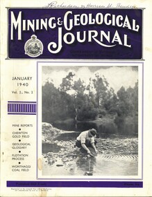 Book - MINING & GEOLOGICAL JOURNAL VOL.2, NO2, 1940