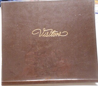 Document - BHS ADMINISTRATION COLLECTION: VISITORS' BOOK