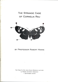 Book - THE STRANGE CASE OF CORNELIA RAU, 2005