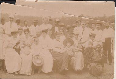 Photograph - ELMA WINSLADE WELLS COLLECTION: CAIRNS TENNIS PARTY, 4th June, 1908