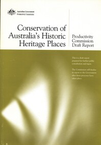 Book - CONSERVATION OF AUSTRALIA'S HISTORIC HERITAGE PLACES, 2005
