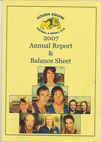 Book - 2007 ANNUAL REPORT & BALANCE SHEET, 2007