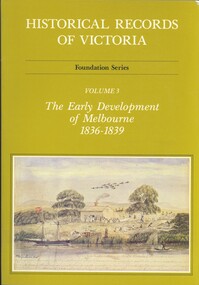 Book - HISTORICAL RECORDS OF VICTORIA VOLUME 3, 1984