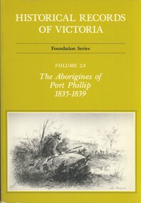 Book - HISTORICAL RECORDS OF VICTORIA VOLUME 2A, 1982